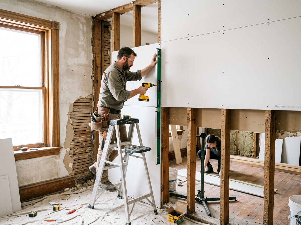 Drywall replacement